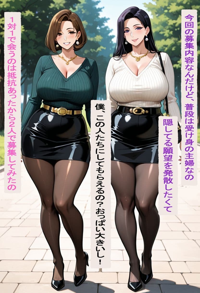 隠れドSの人妻2人と僕 サンプル5
