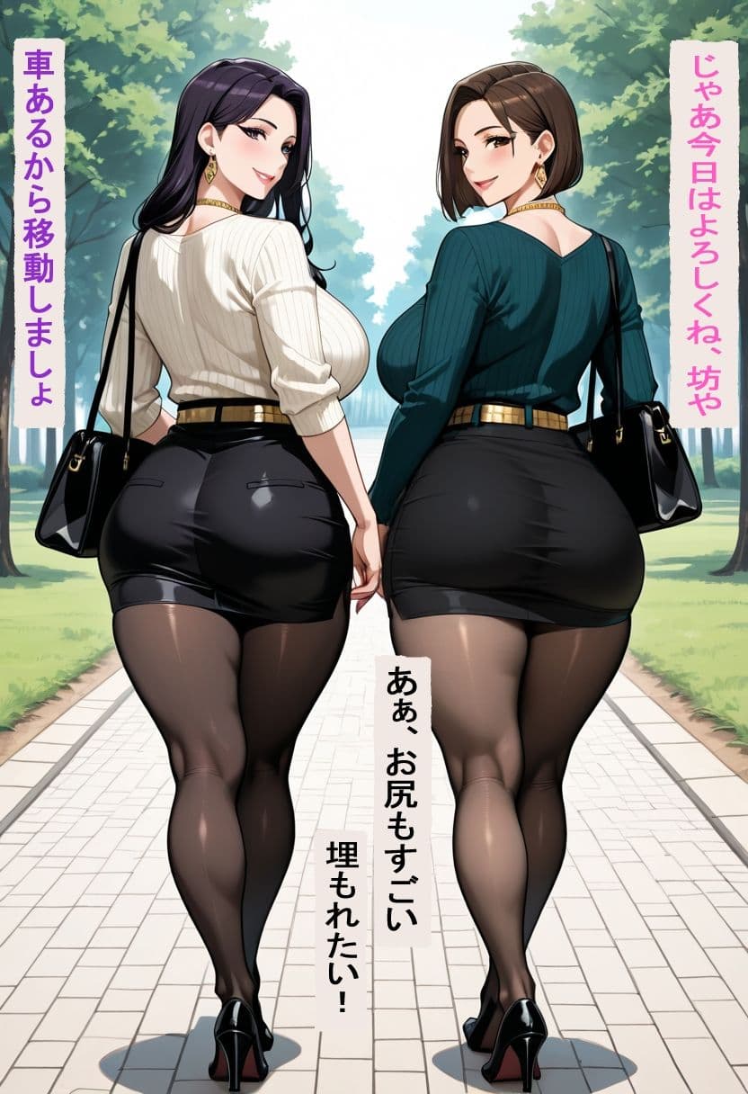 隠れドSの人妻2人と僕 サンプル6