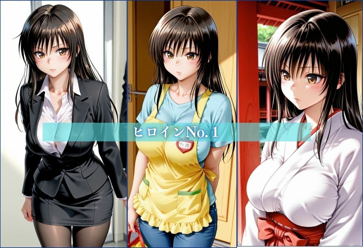 仕事中なのに我慢できない。OL・巫女・保育士の痴女プレイ サンプル1