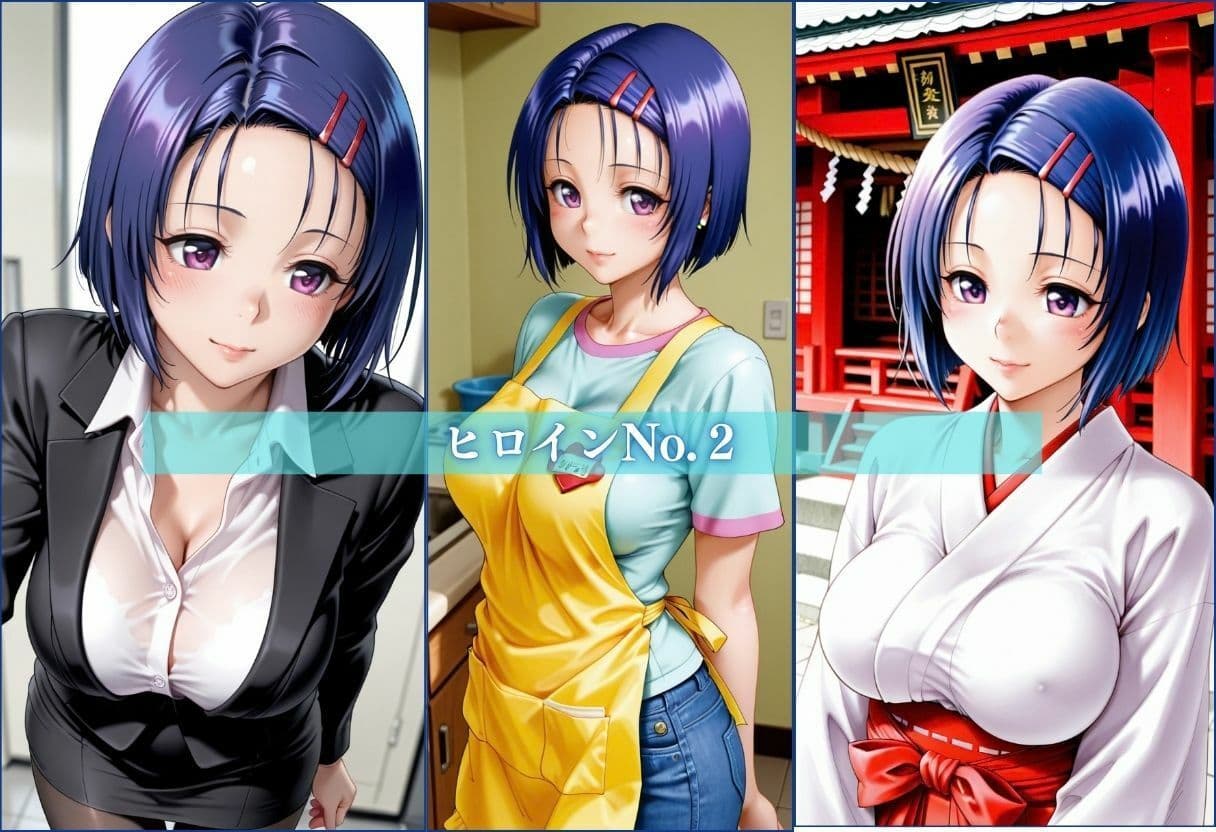 仕事中なのに我慢できない。OL・巫女・保育士の痴女プレイ サンプル2