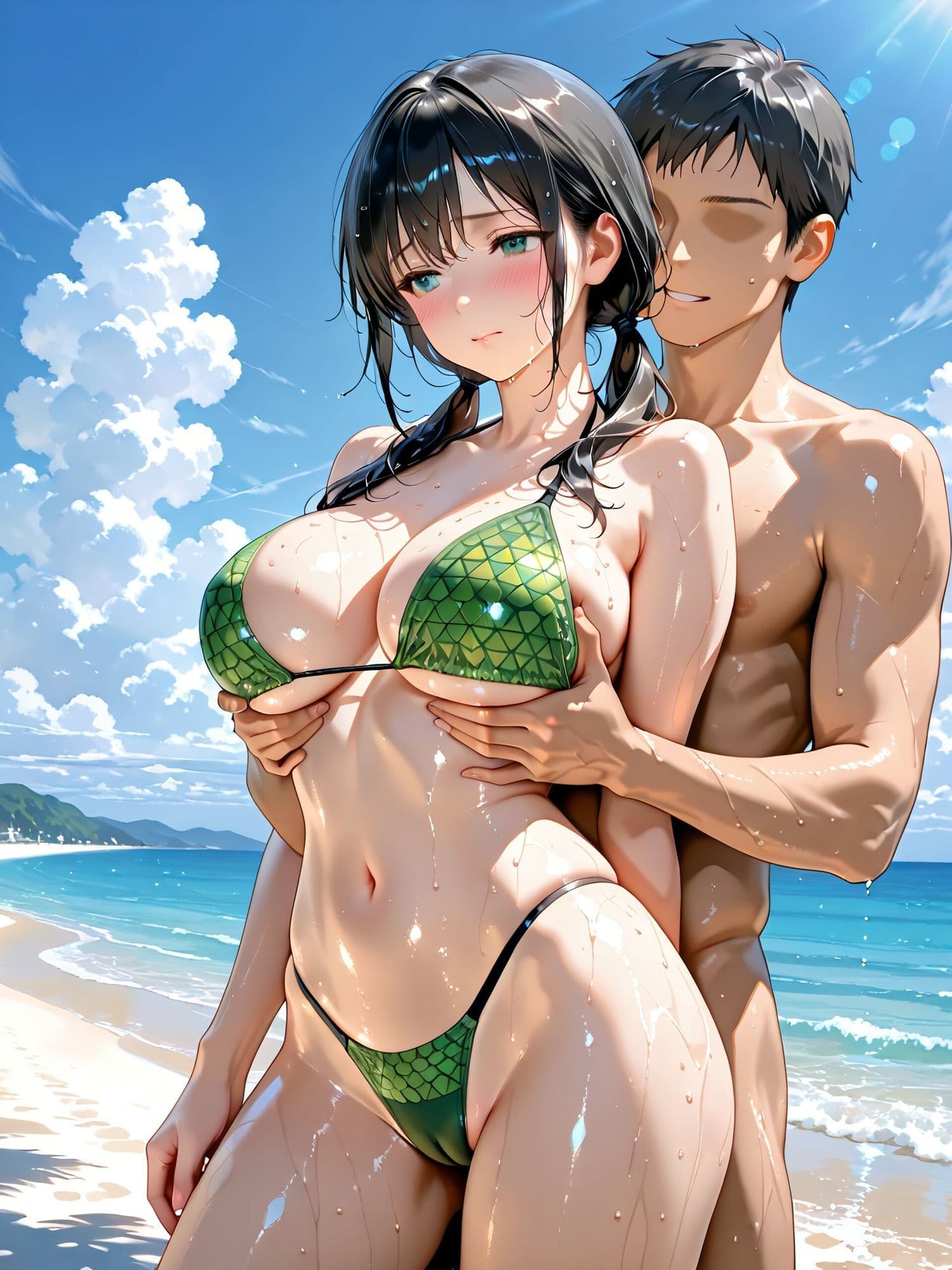 アニマルビキニの美女 サンプル5