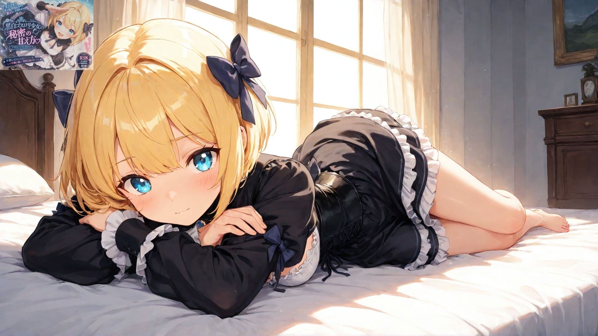 黒白ゴスロリ少女の秘密の甘え方 サンプル1