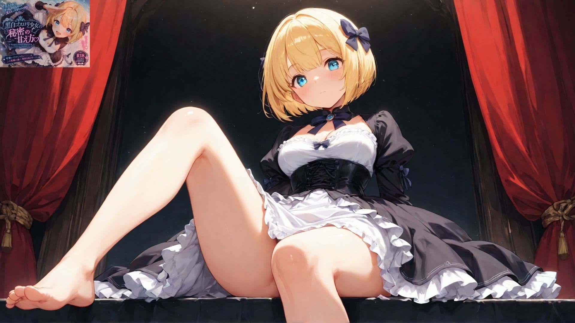 黒白ゴスロリ少女の秘密の甘え方 サンプル2