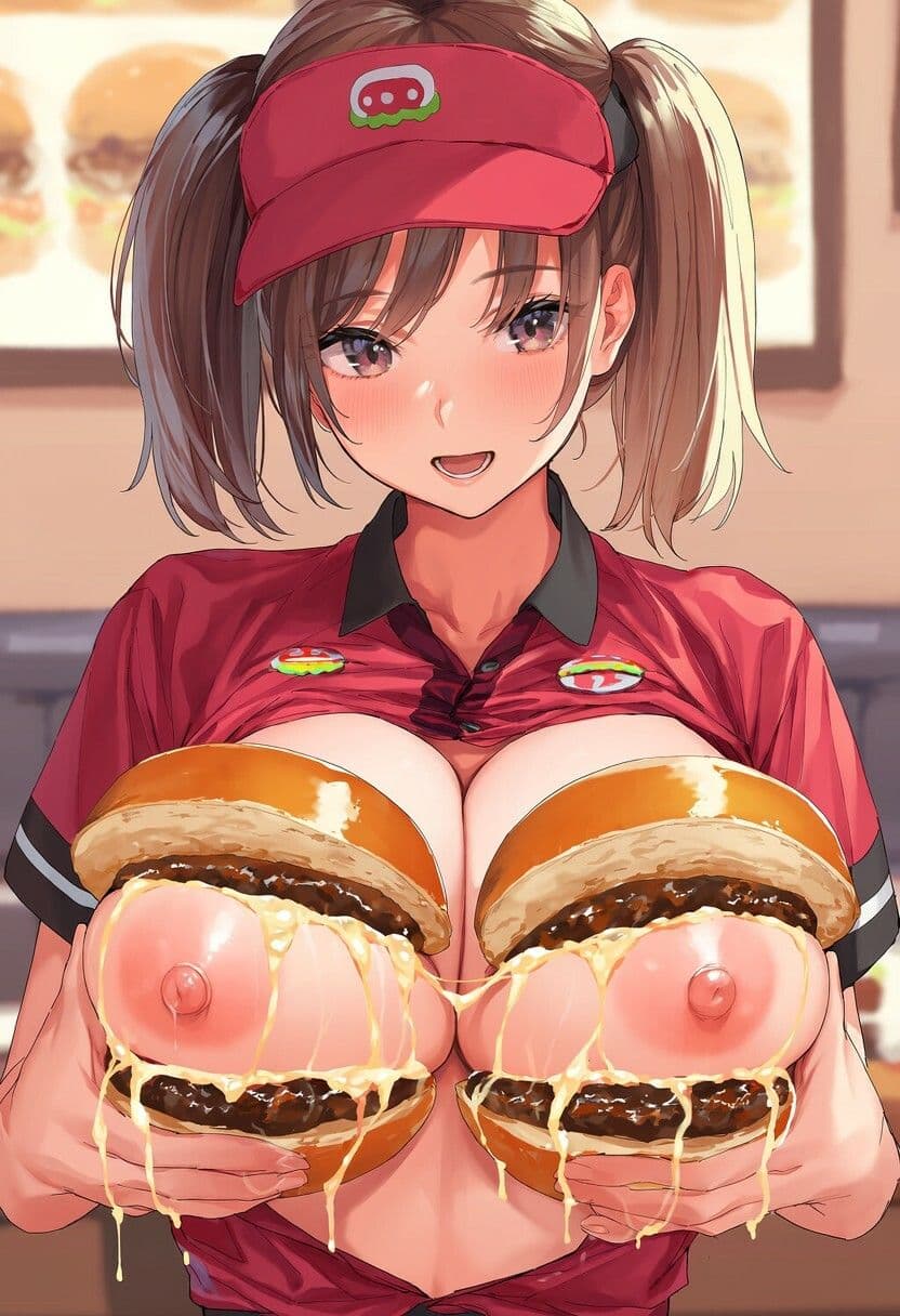 大人のハンバーガショップ〜DAY1  新規開店！！私のおっぱいバーガー召し上がれ〜 サンプル1