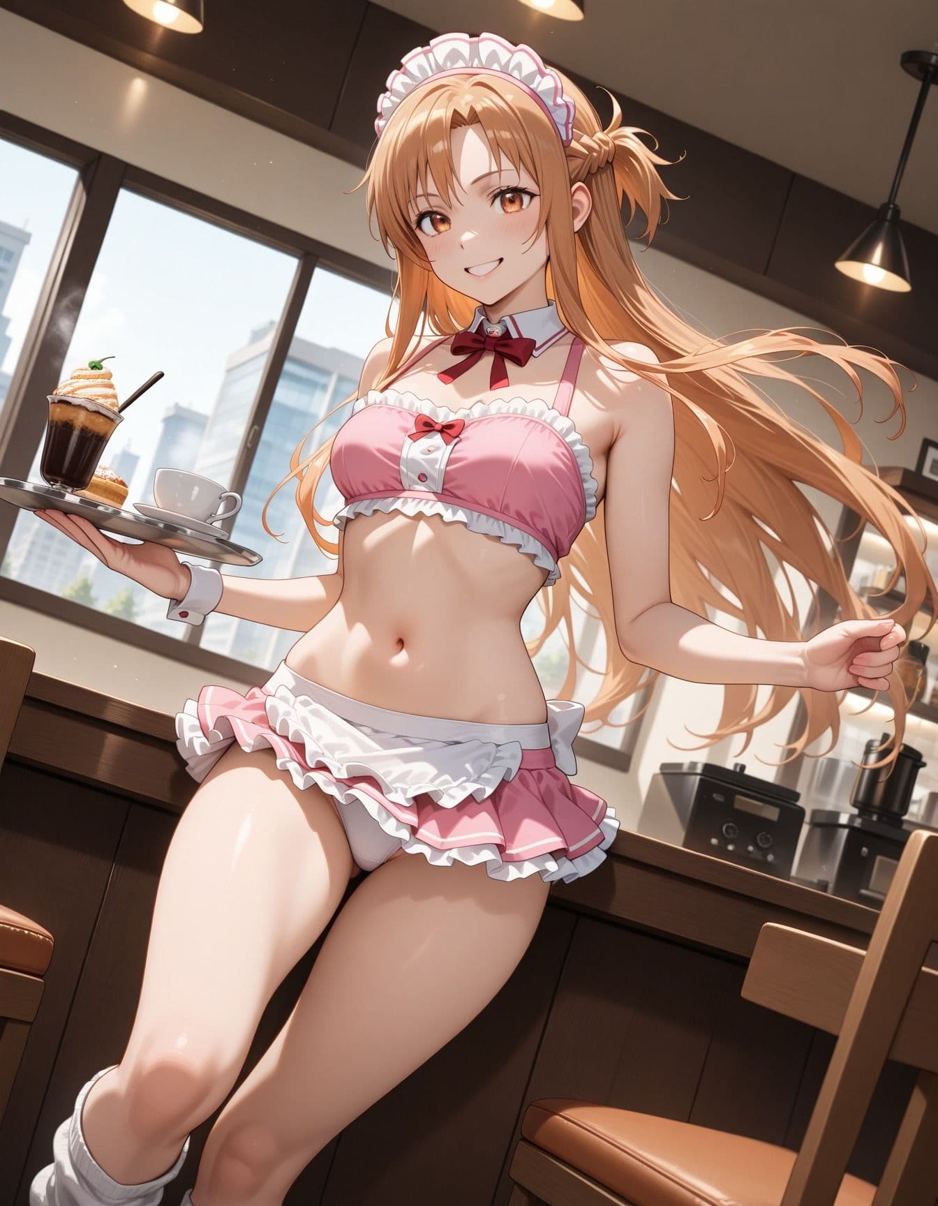 キモ男達に輪●されたカフェ店員 サンプル1