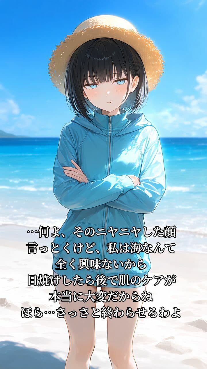 クールな幼馴染が白ビキニでEカップ肉食ギャルに変身する話 サンプル2