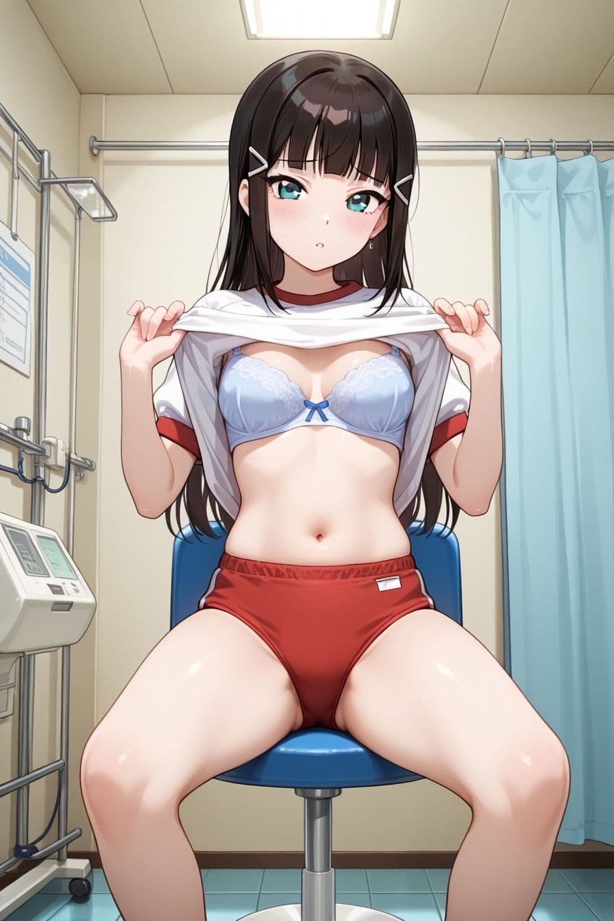 純粋アイドルにえっちな健康診断！  サ○シャイン編 サンプル1