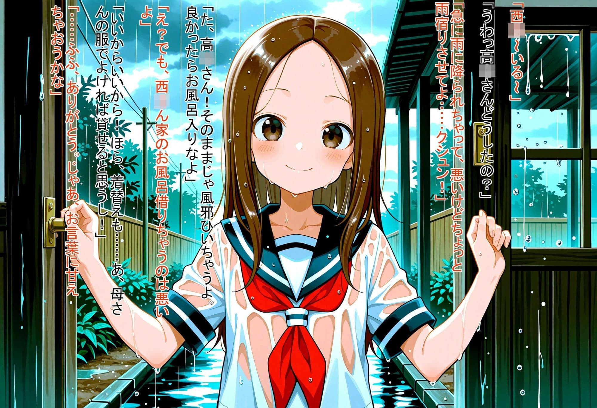雨宿りは、甘い誘惑の始まり サンプル1
