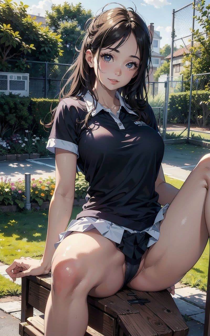 AI×美女×アニメ×テニス サンプル2