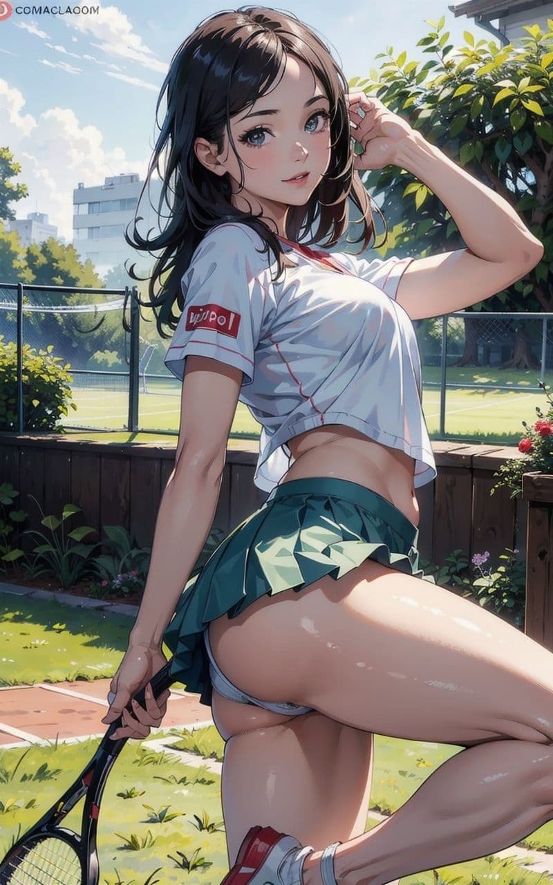 AI×美女×アニメ×テニス サンプル3
