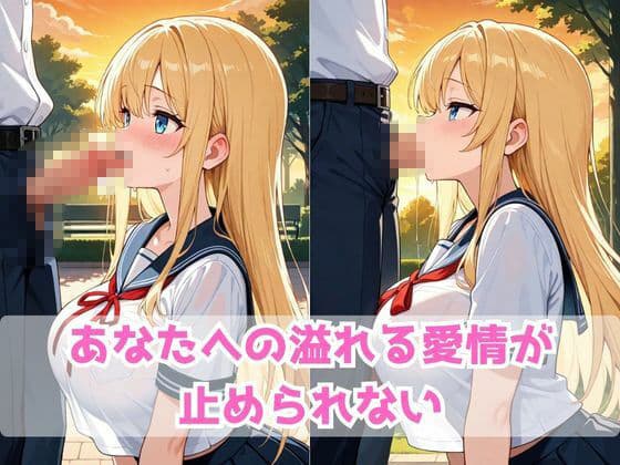 金髪巨乳彼女と野外羞恥えっち サンプル3