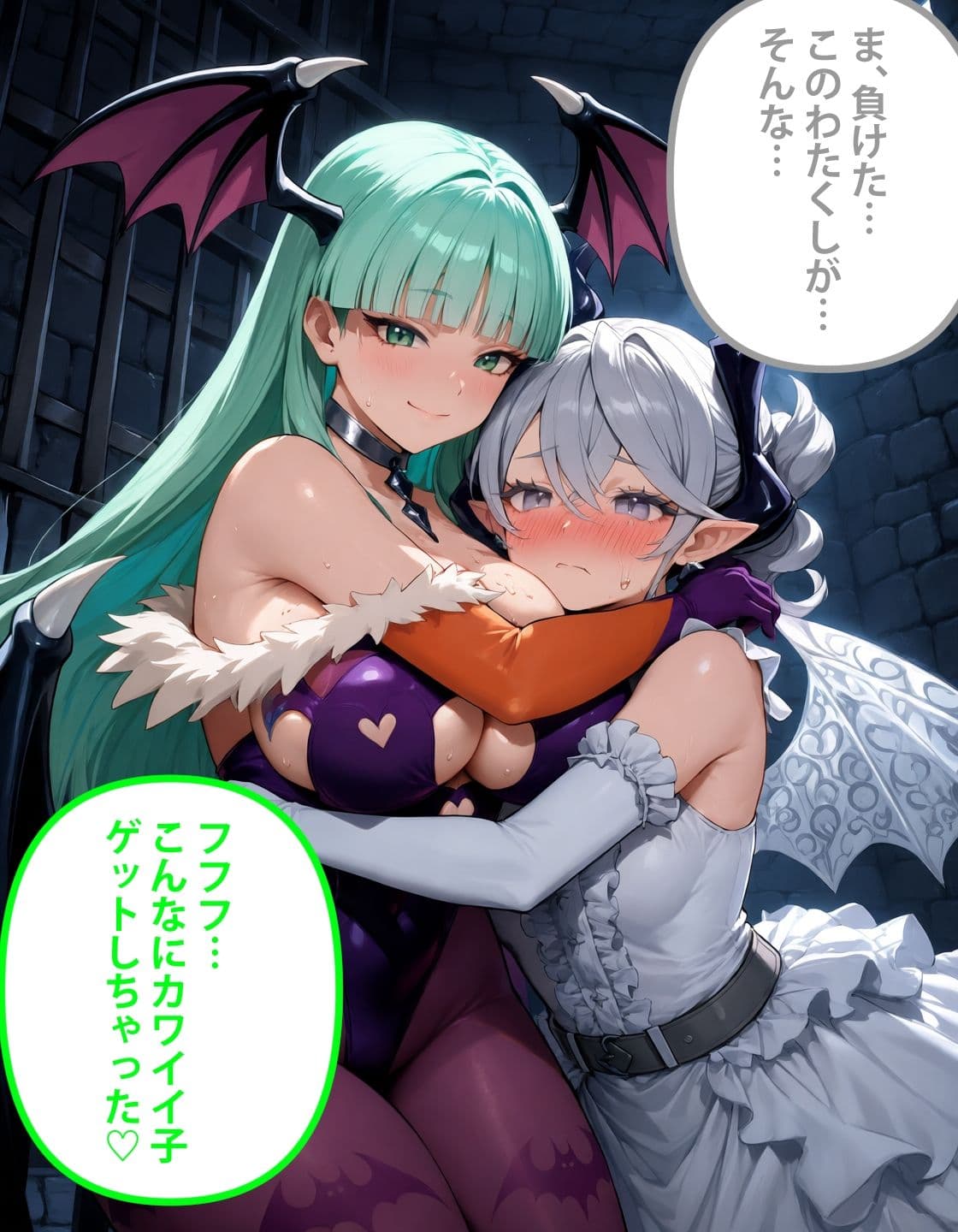 悪魔姫様、夢魔女王に敗北する サンプル1