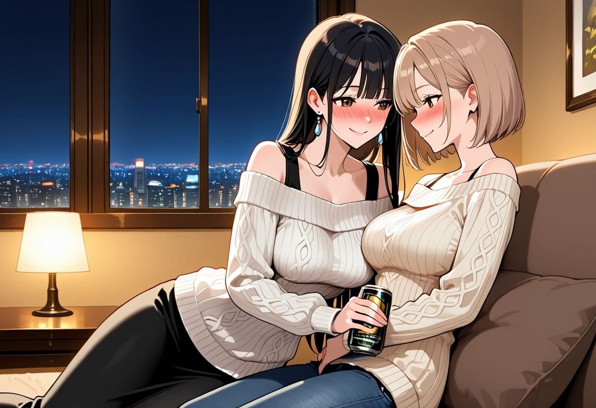 はじめての宅飲み 〜20歳になった夜、親友と一線を越えた〜 サンプル1