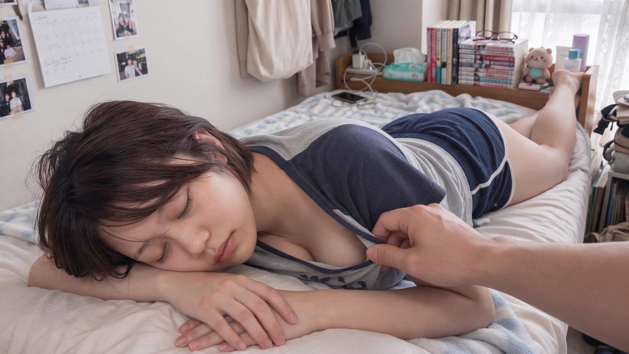絶妙な垢抜け方をしてきた地味な女友達にムラムラして濃厚ザーメンぶっかけ サンプル6