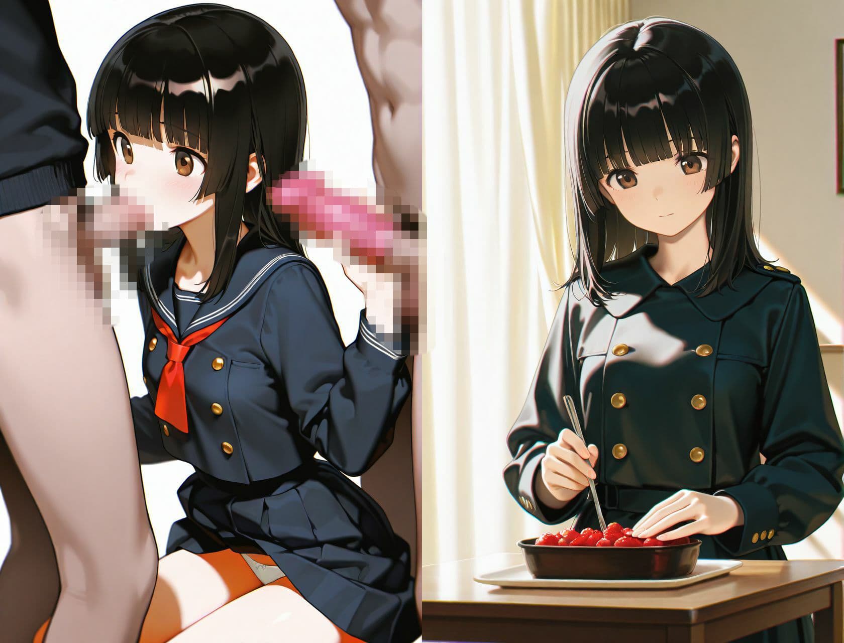 スレンダー女子校生  えちえち乱交パーティー サンプル5
