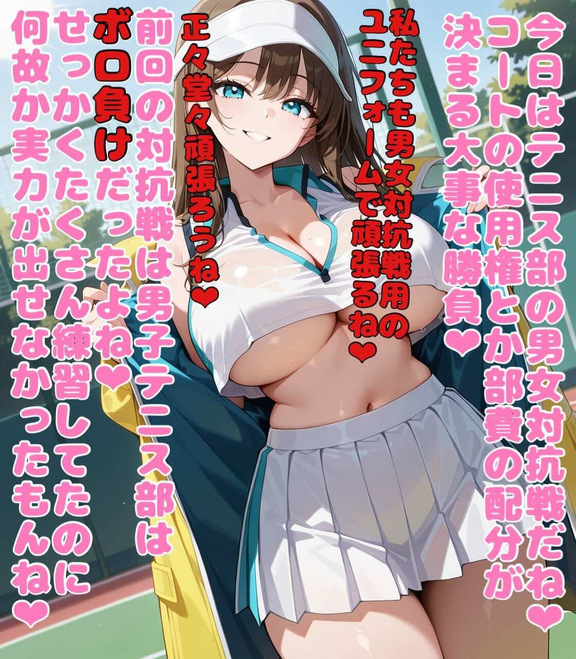 テニス部男女対抗戦 サンプル3