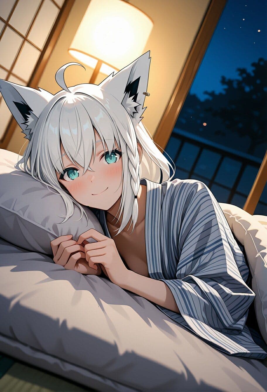 Vtuberと温泉デート 〜白上フ〇キ〜 サンプル7