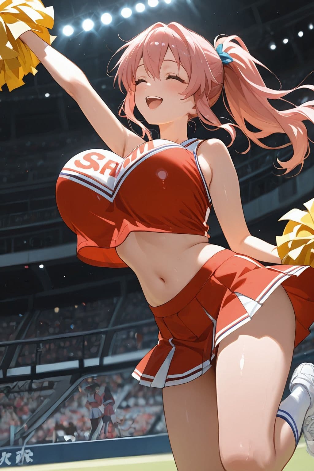 爆乳チアリーダーレ●プ サンプル1