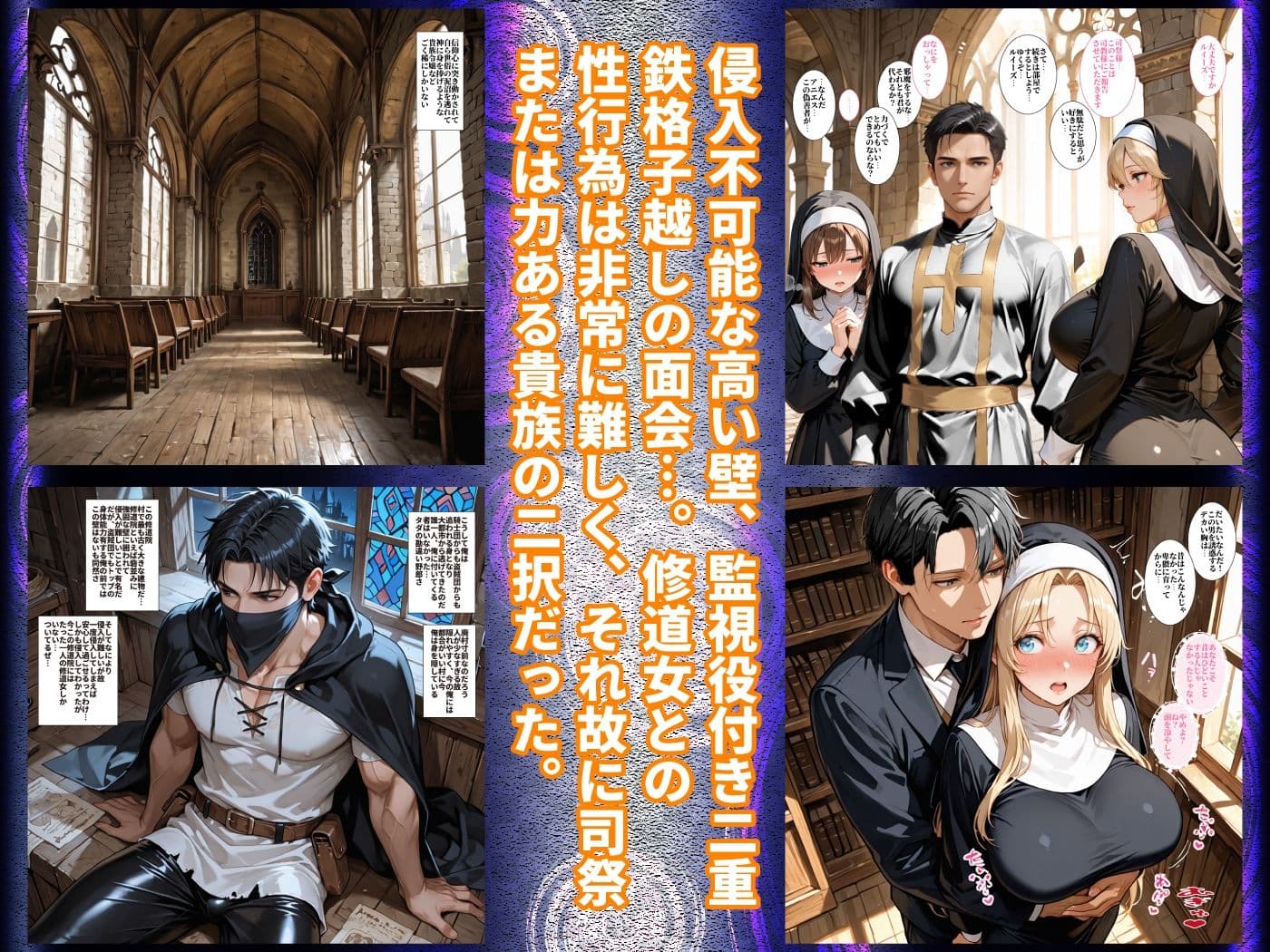 修道女・禁欲の壁の代償〜侯爵令嬢・妾の娘・伯爵令嬢の禁欲の果て、初快楽に抗えず、神への誓い崩れ堕ちゆく〜 サンプル6