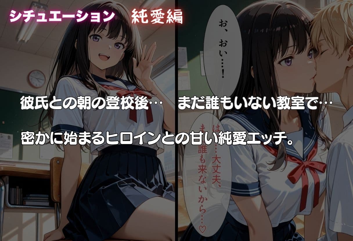 井◯上 たきなが彼氏と甘エッチ直後、教師NTR中出しされ学園肉便器に堕ちた サンプル2