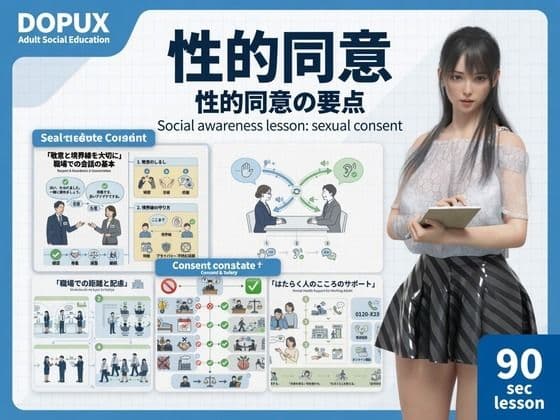 【△20】パンチラガチャ★二階堂 沙耶 大学に進学し強豪予備校『DOPUX（ドピュックス）』で社会人向け講座（性犯罪）を教える名物講師に！（Vol.039:性的同意）