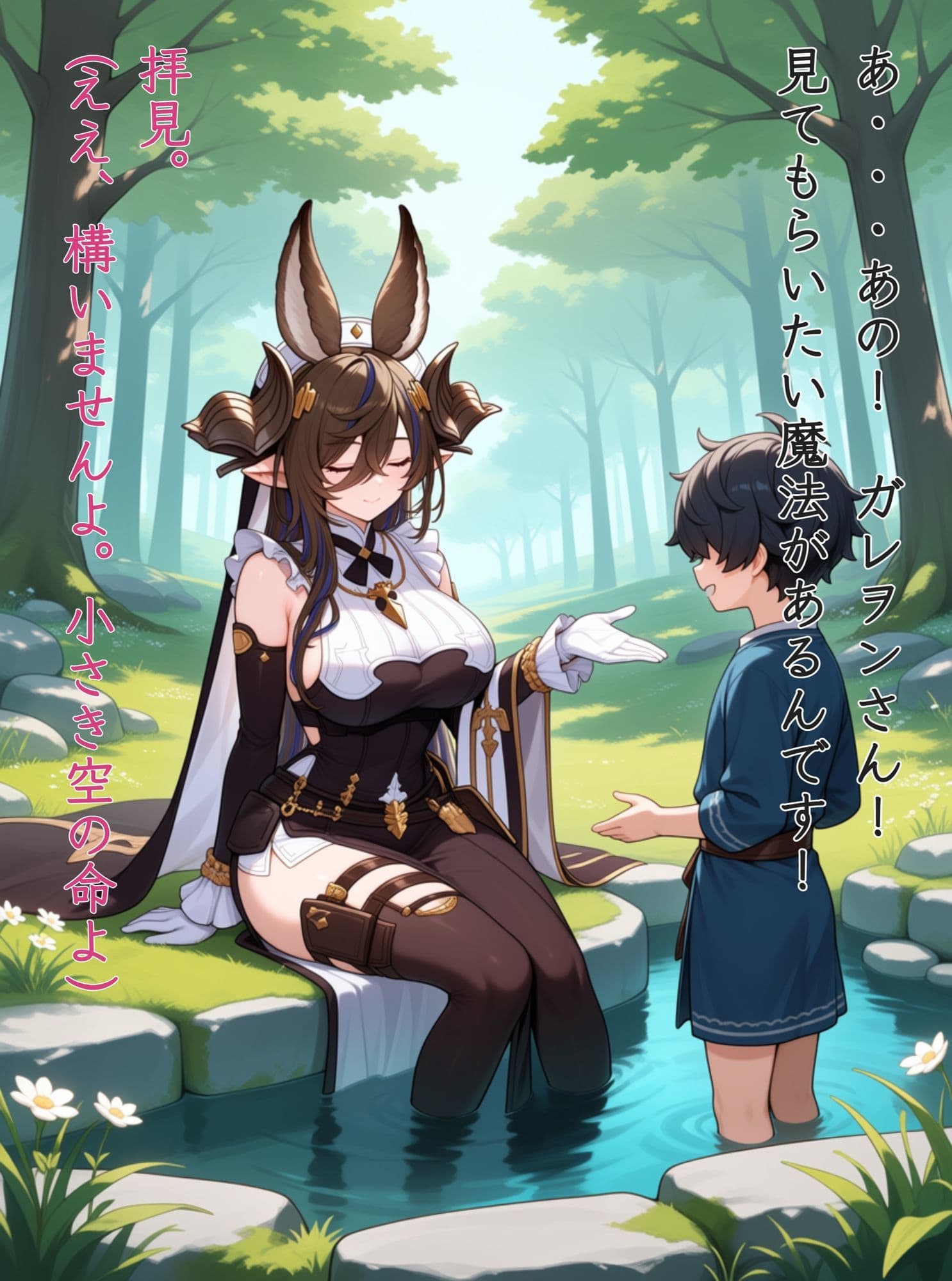 ガレヲン催●？ 〜可愛い小間使いに案内された宿屋で…（はーと）〜 母性たっぷりの甘やかし夜伽（はーと） サンプル1
