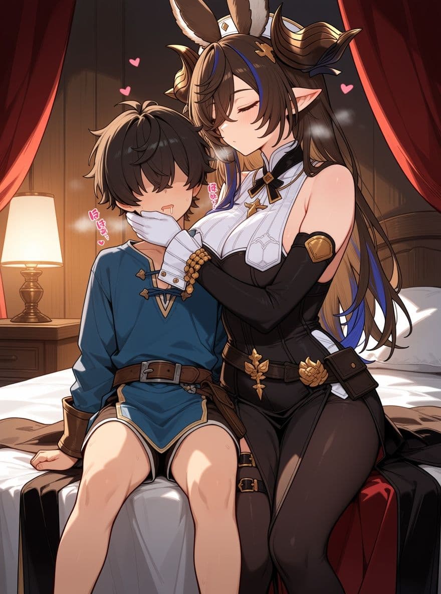 ガレヲン催●？ 〜可愛い小間使いに案内された宿屋で…（はーと）〜 母性たっぷりの甘やかし夜伽（はーと） サンプル2