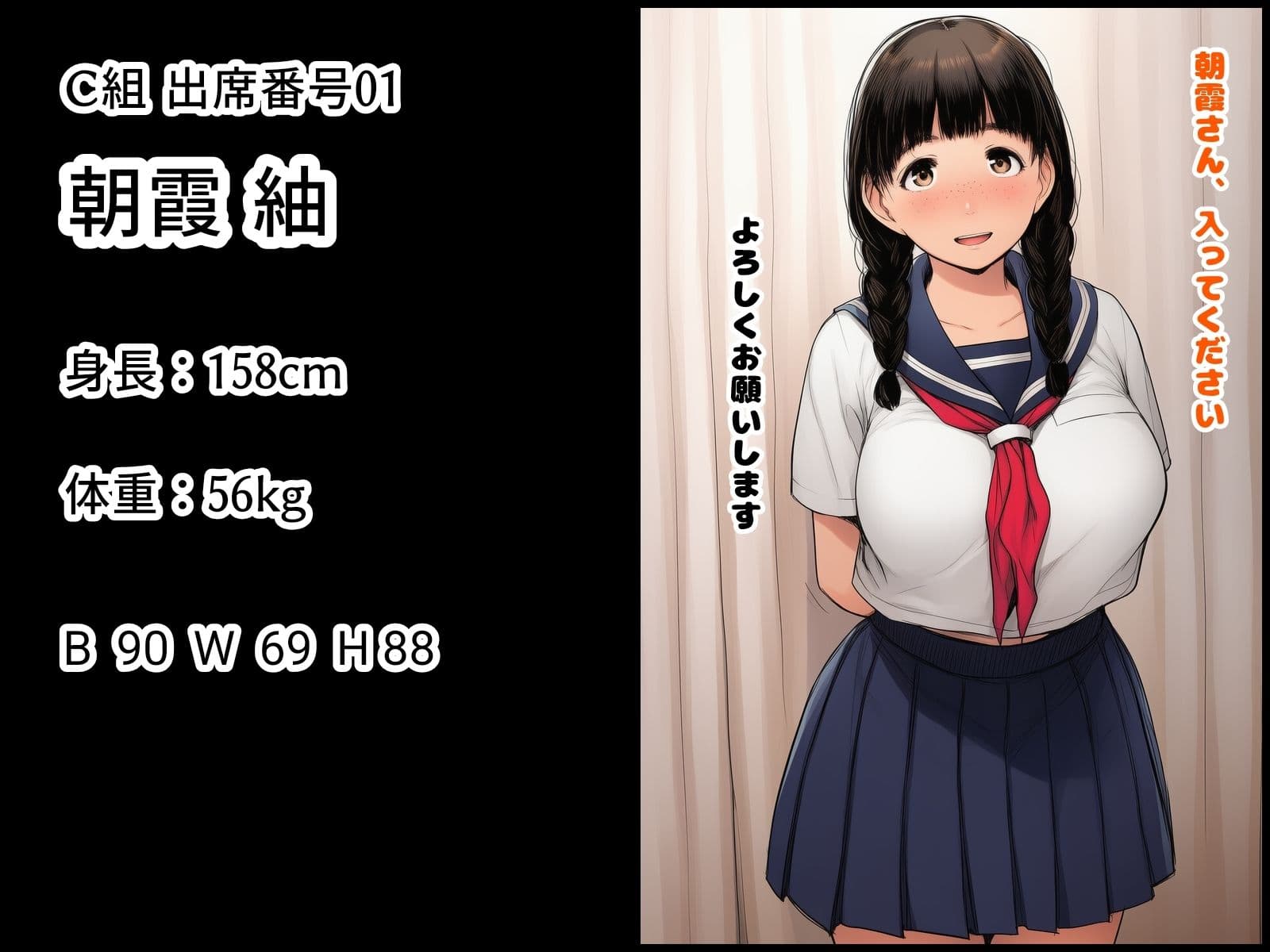 早田夏鈴のじっくり身体検査 C組01-03 サンプル2