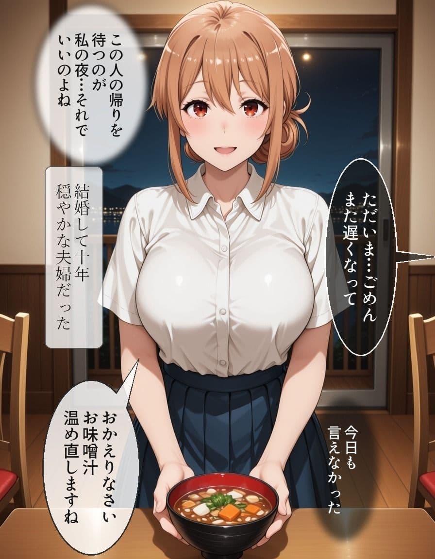 一度だけ、ですよ 〜寝取らせを頼んだ夫と、夫の同僚に堕ちていく三十五歳の妻〜 サンプル1