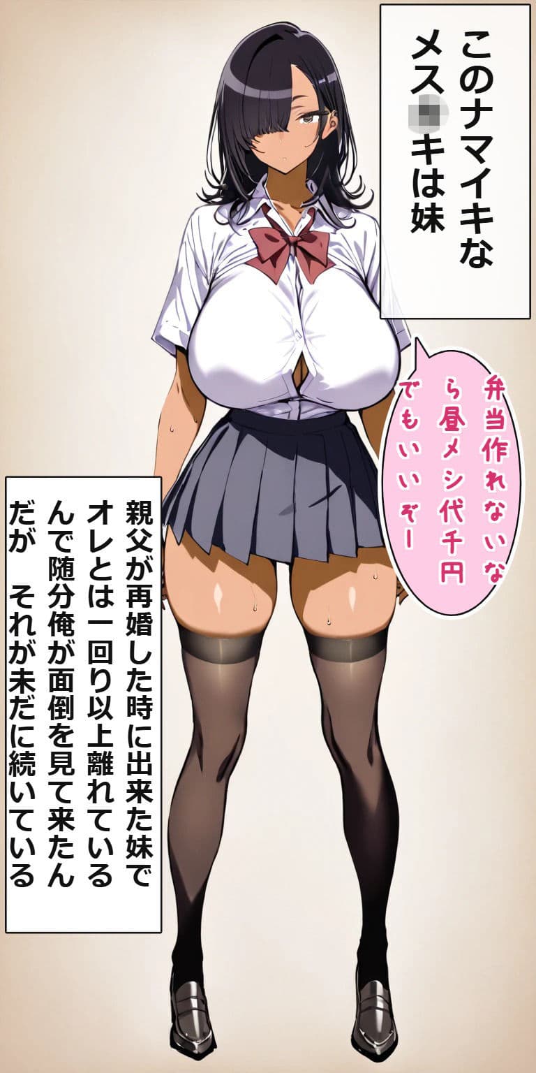 淫魔な妹は下着姿の爆乳乙女 サンプル3