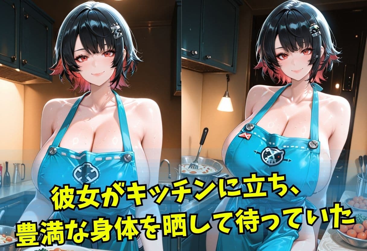 裸エプロンでお出迎え〜そのまま 中出しSEX〜 サンプル2