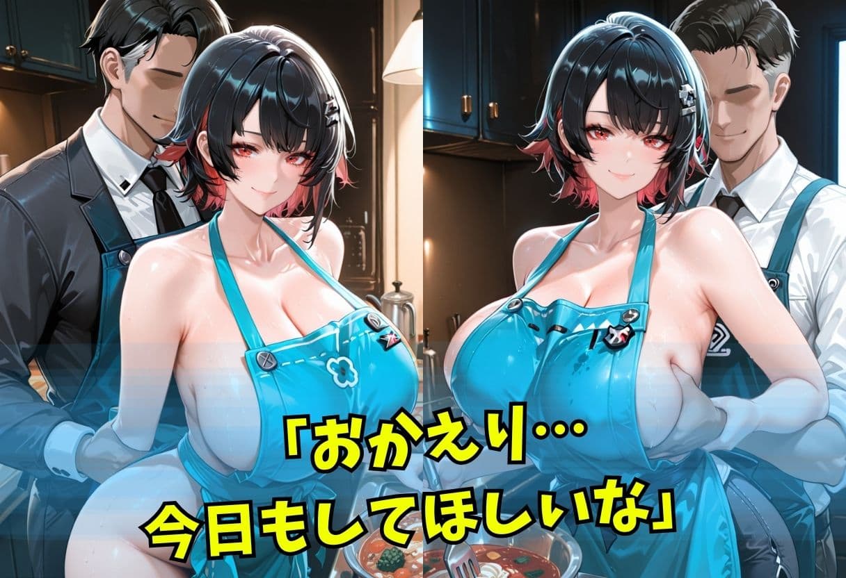 裸エプロンでお出迎え〜そのまま 中出しSEX〜 サンプル3