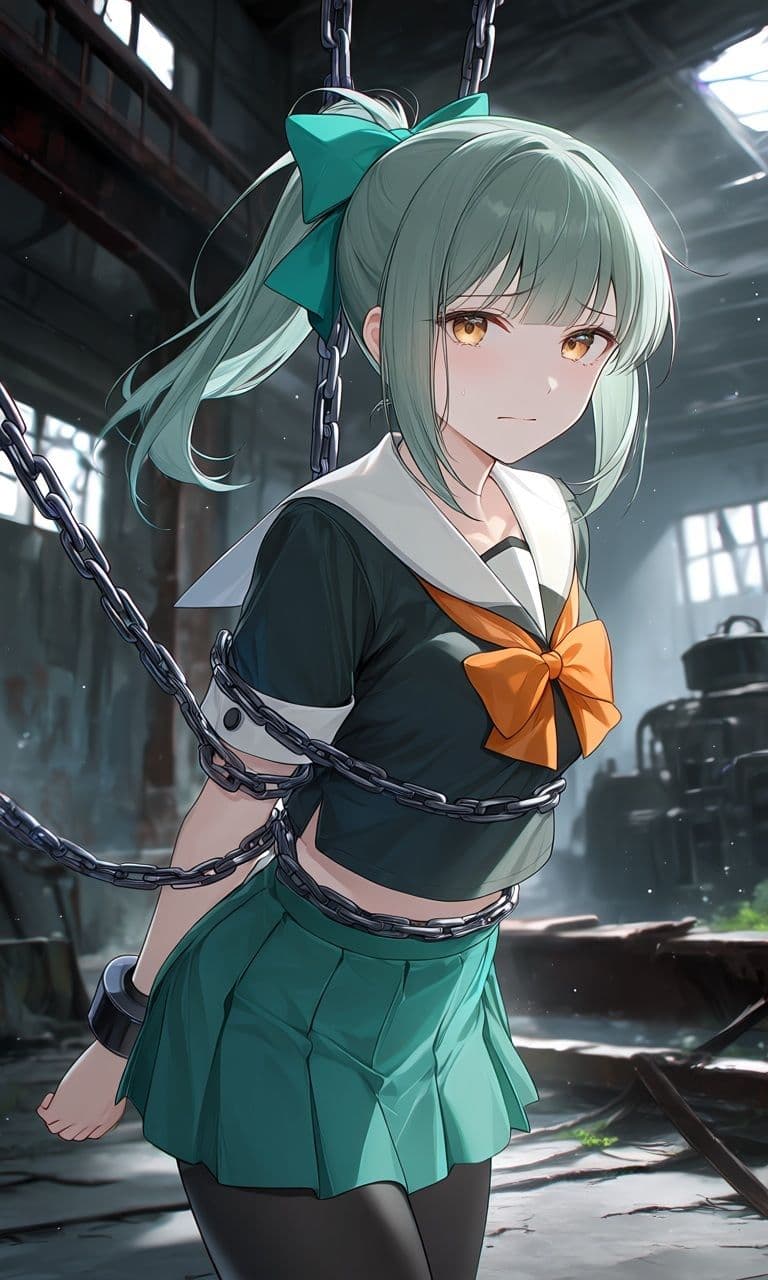 【艦〇れ】〇娘が触手におそわれる！戦艦、駆逐艦、アダルト、AI生成画像:500枚  衣笠  那珂  夕張  島風  雪風 サンプル7