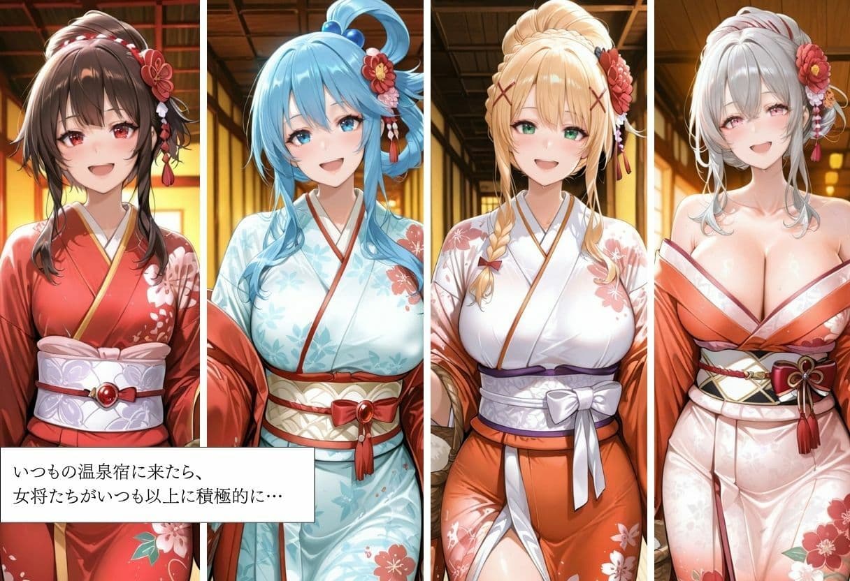 女将たちが積極的にチ〇ポ求めてくる夜 サンプル1