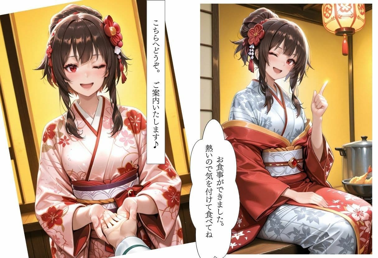 女将たちが積極的にチ〇ポ求めてくる夜 サンプル2