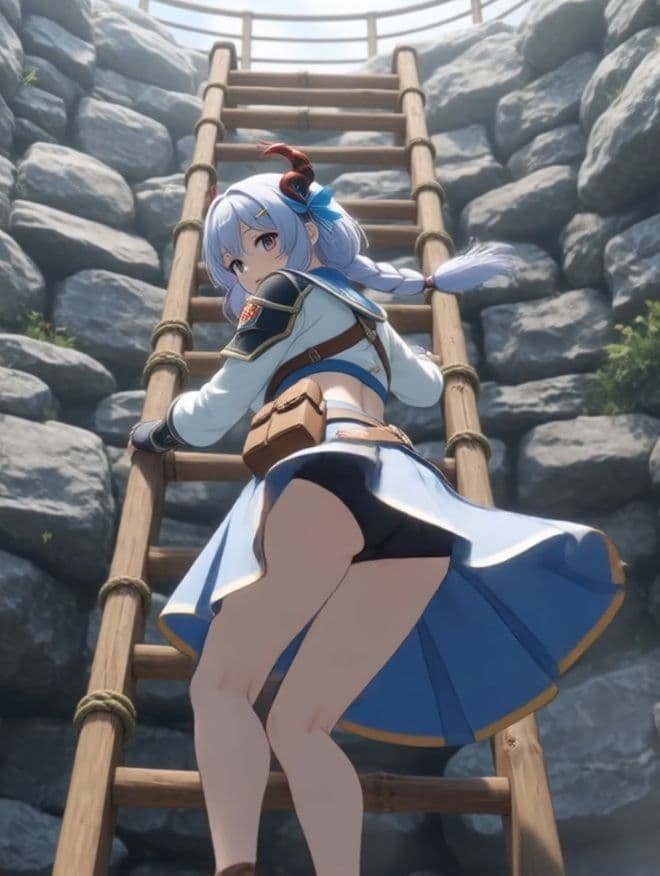 パンチラ好きの俺が異世界へ転生したらパンツ見放題だった件1 サンプル6