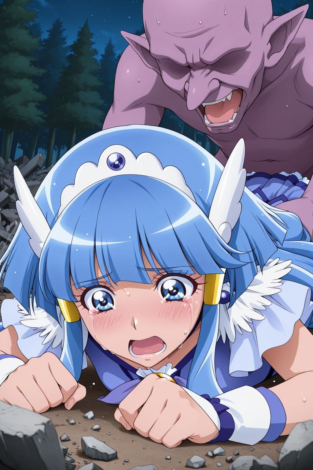 淫魔vsプ○キュア〜キュ○ビューティの敗北〜 サンプル5