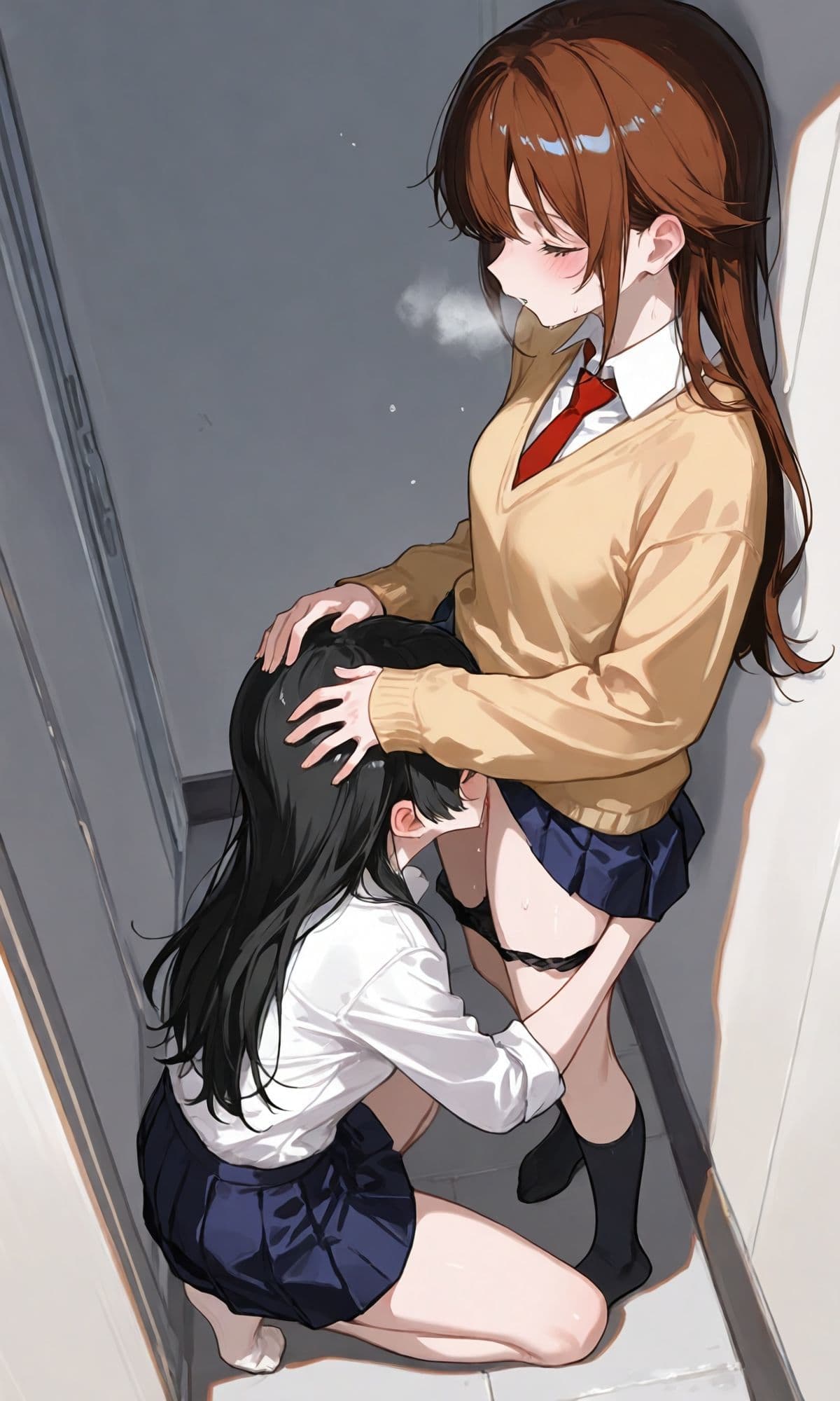 【百合】【即クンニ】見えない秘部に惹かれて サンプル4