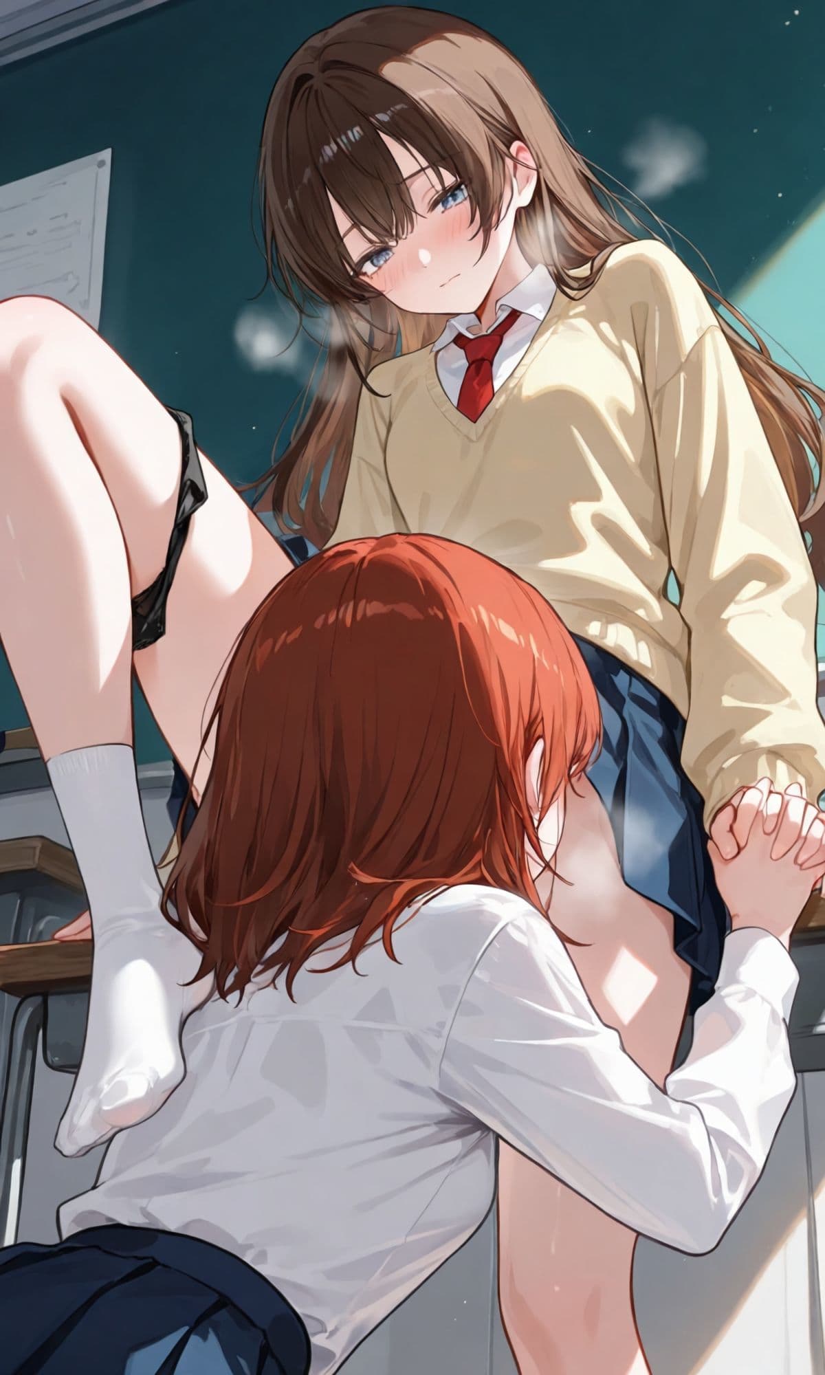 【百合】【即クンニ】見えない秘部に惹かれて サンプル6