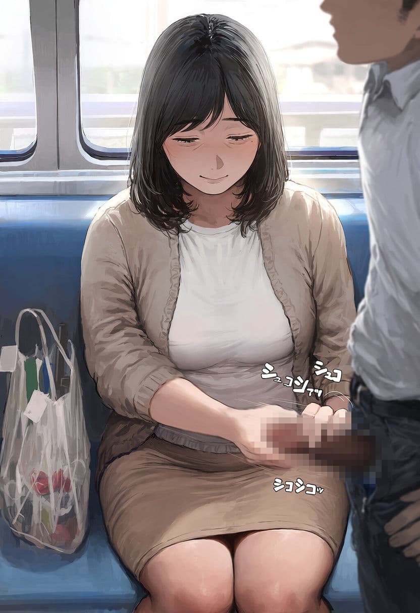 『熟れた女の、手ほどき。』 ― 熟女手コキCG集 ― サンプル5