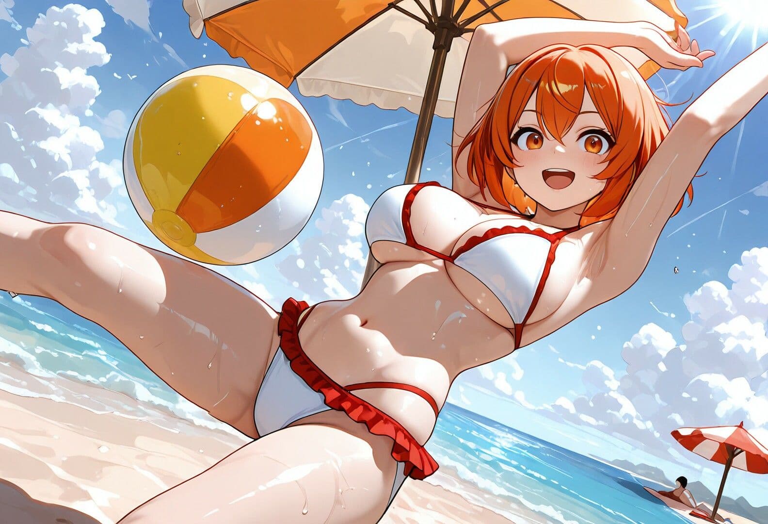 ゲームの中に入れるおじさん  藤宮桜花  ビーチ編 サンプル1