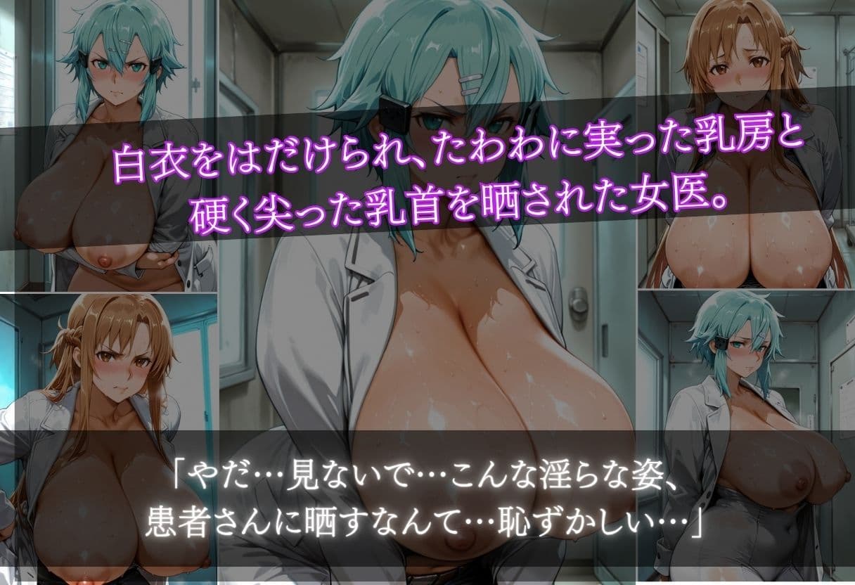 爆乳女医に悪戯から始まるSEX〜アスナ似＆シノン似〜 サンプル3