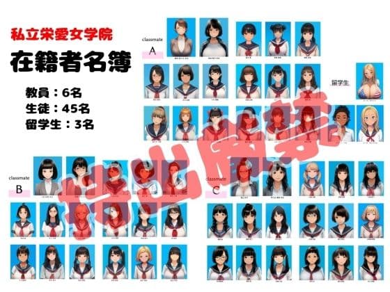 私立栄愛女学院 在籍者名簿