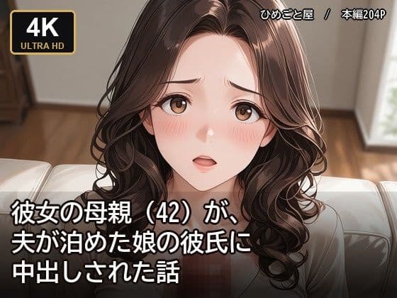 彼女の母親（42）が、夫が泊めた娘の彼氏に中出しされた話