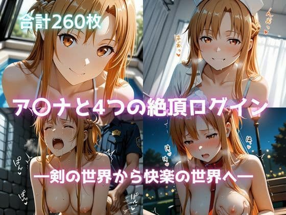 ア〇ナと4つの絶頂ログイン ―剣の世界から快楽の世界へ―