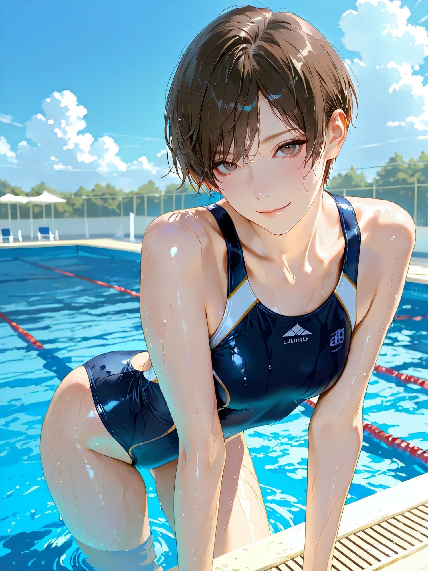 競泳水着女子 サンプル3