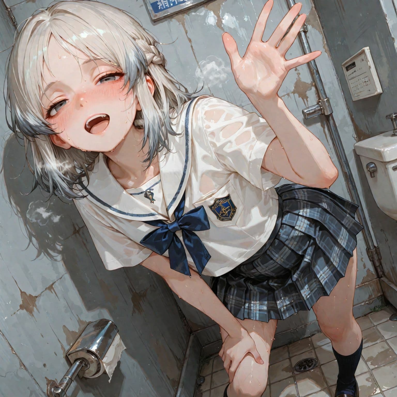 制服JKとトイレでなかよし3 サンプル1