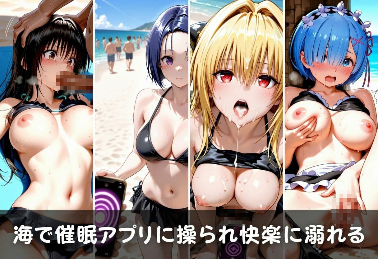 ビーチで孕ませ催●生活〜ToL○VEる・レ○篇〜 サンプル1