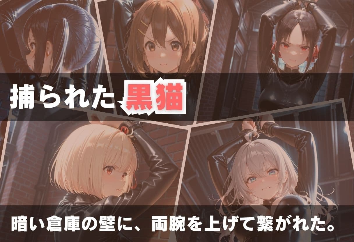 黒猫のスパイは拘束されたまま壊される サンプル1