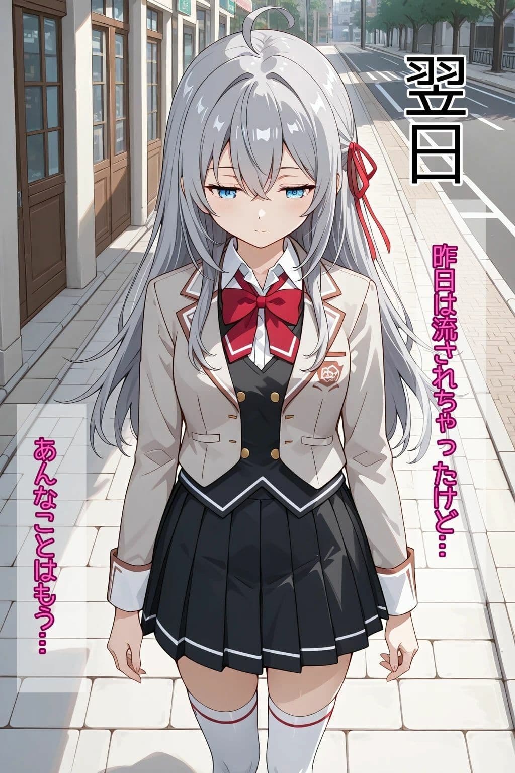 生徒会長になるためにコミュ力をつけようとしたら沼にはまった銀髪美少女 サンプル8